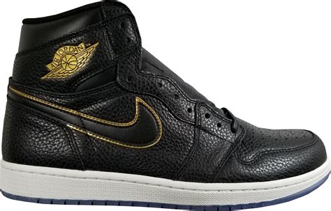 jordan 1 black and gold